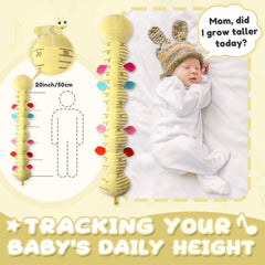 AWOTOY Caterpillar teether design helps soothe gums during exploration.