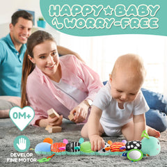 AWOTOY Caterpillar tummy-time companion invites exploration and comforting transitions