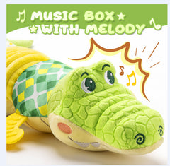 AWOTOY crocodile sensory body crinkle surface invites tactile exploration