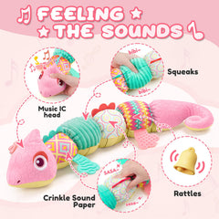 AWOTOY growth-scale plush for easy baby height tracking during bonding
