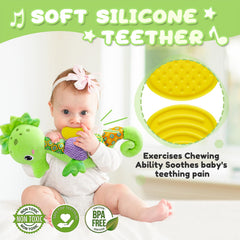 Awotoy Seahorse hanging rings on chest aid grasping and visual tracking.