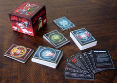 Axe-A-Lot-L family night scene highlights easy-to-learn rules.