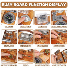 AXEARTE Busy Board gears invite tactile exploration and problem solving