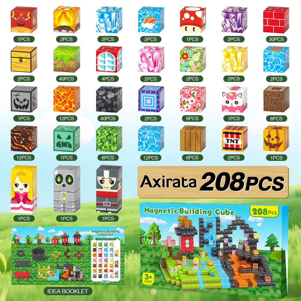 Axirata forest world magnets inspire imaginative play with trees and knights