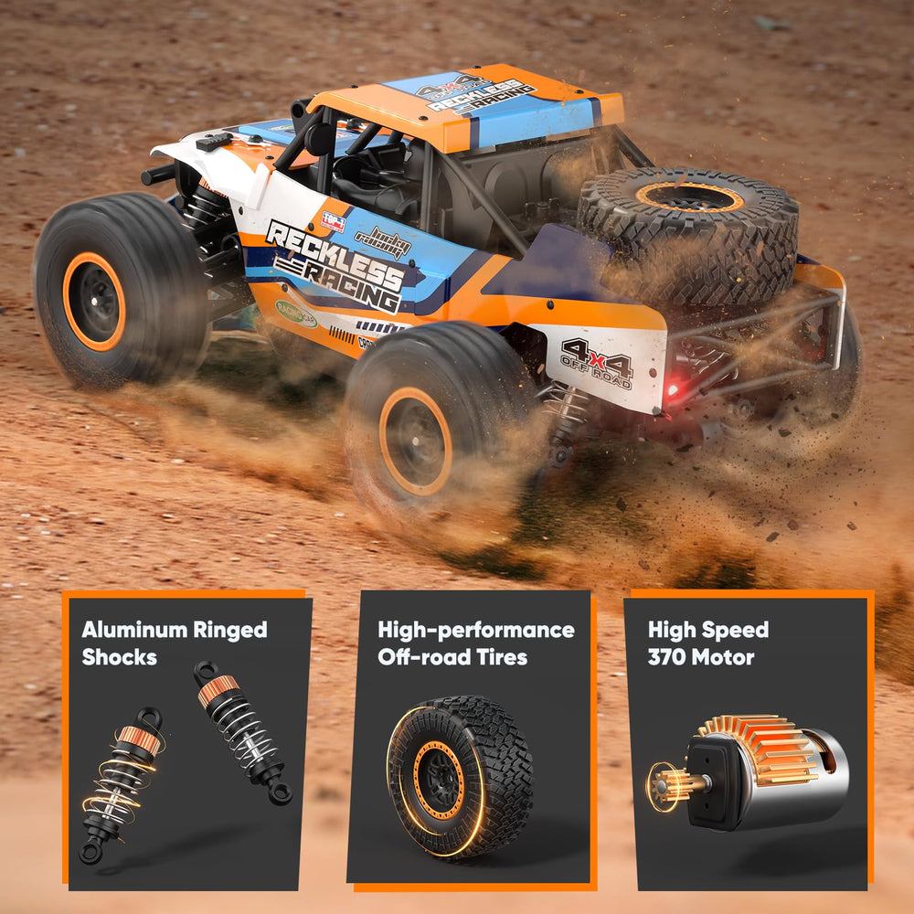 Axirata RC car night lights illuminate nighttime driving and fun.