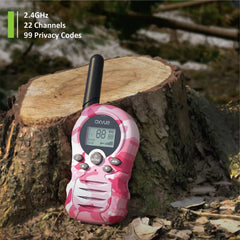 Axvuee 22-channel walkie talkie enables clear, private outdoor conversations