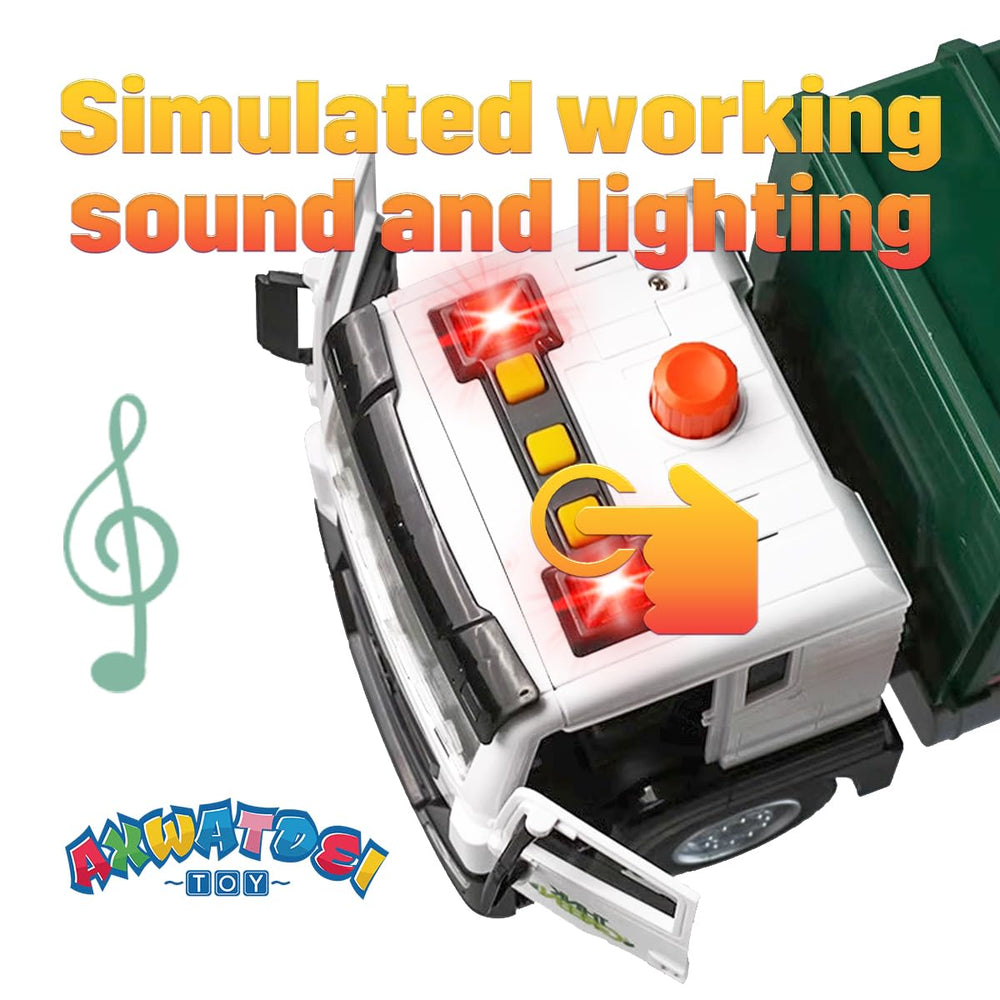 AXWATDEI rear trunk dumping mechanism for interactive storytelling