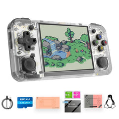 Ayhgicxt RG35XXH front view for portable retro gaming on the go.
