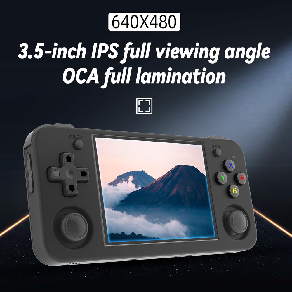 Ayhgicxt RG35XXH 3.5-inch IPS display showing crisp retro visuals