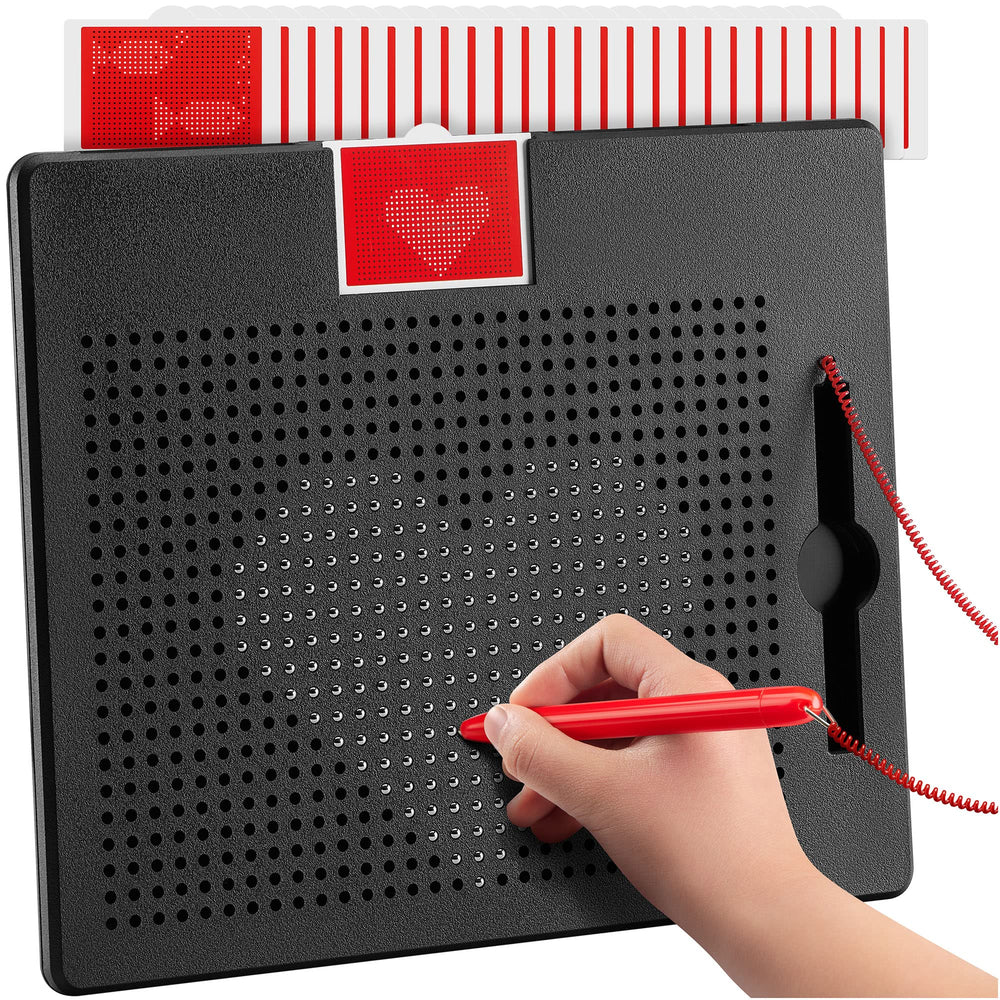 AYNAT FUN large magnetic drawing board with beads for mess-free on-the-go creativity.