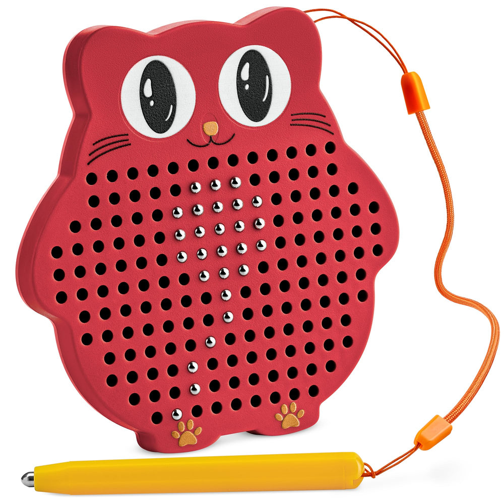 AYNAT FUN magnetic drawing board with beads for mess-free creative play.