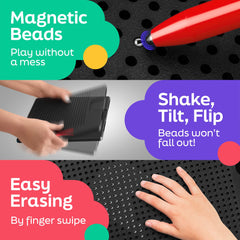 AYNAT FUN beads on board surface for mess-free drawing and easy erasing.