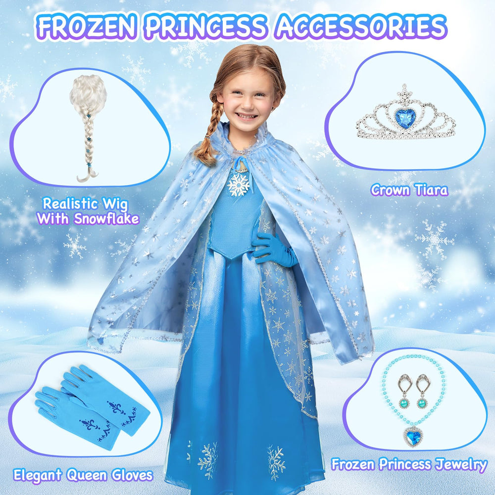 Ayrvocy Elsa wig for authentic princess hairstyle options