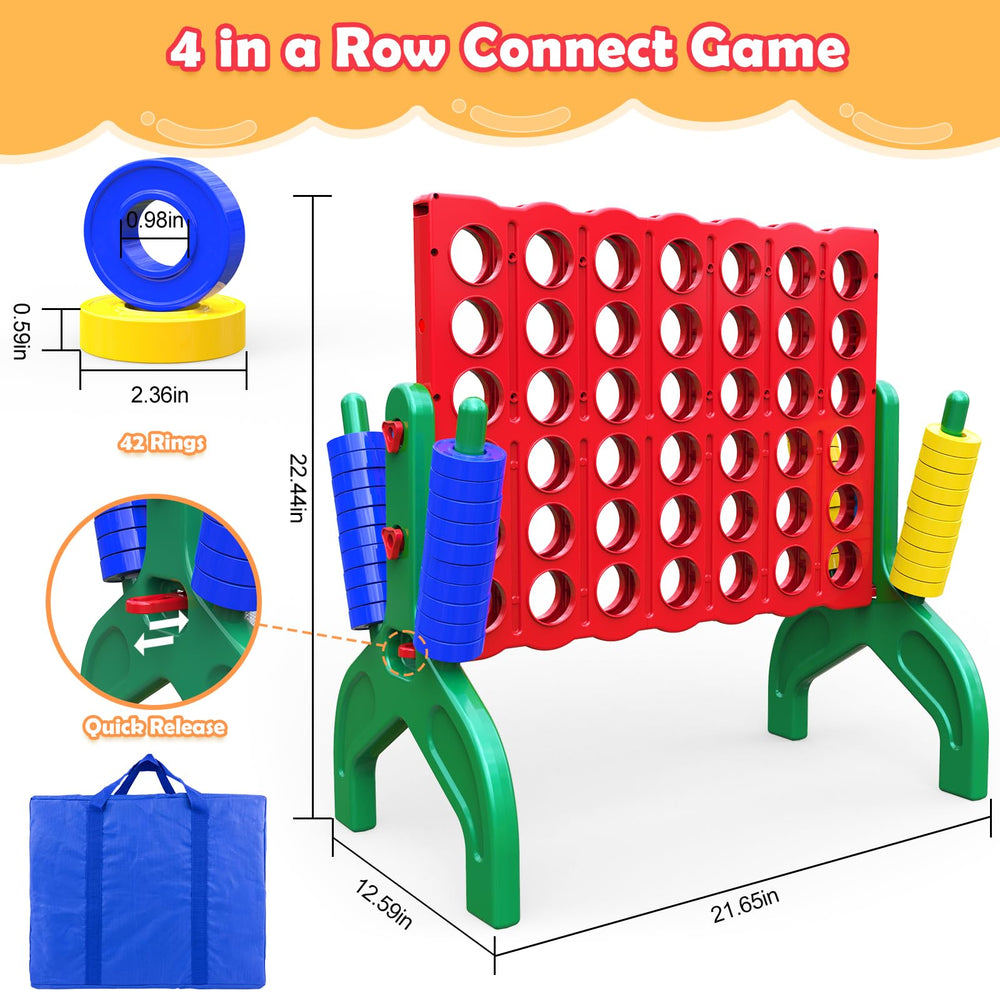Aywewii Giant 4-to-Score smooth edges ensure safe play.