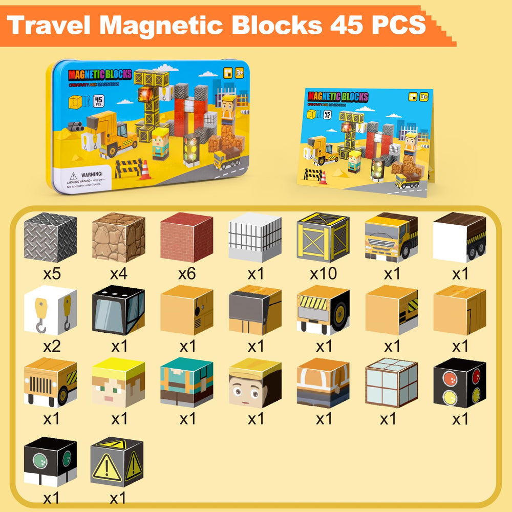 Aywewii iron case keeps blocks organized and travel-ready