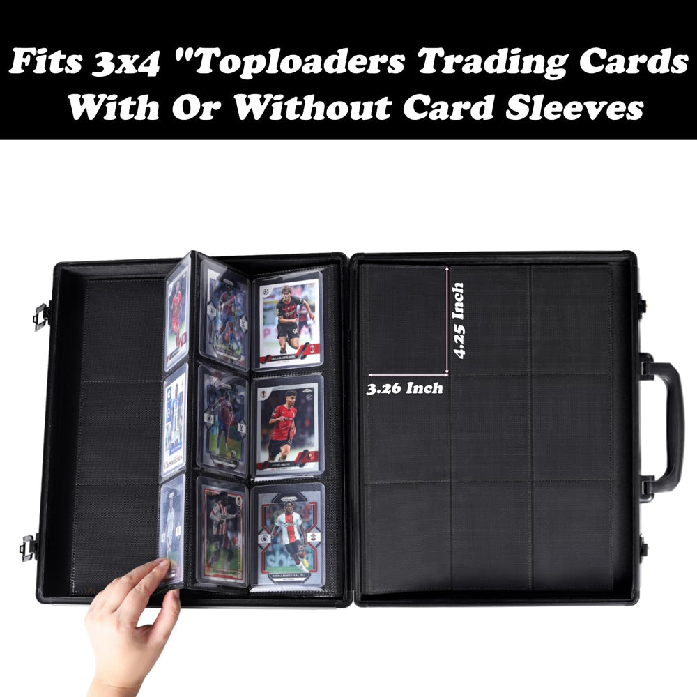 Azamou Toploader Binder built-in handle for easy portability.