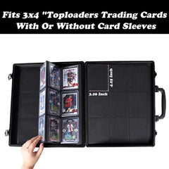 Azamou Toploader Binder built-in handle for easy portability.