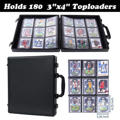 Azamou Toploader Binder interior pockets securely holding 3x4 cards.