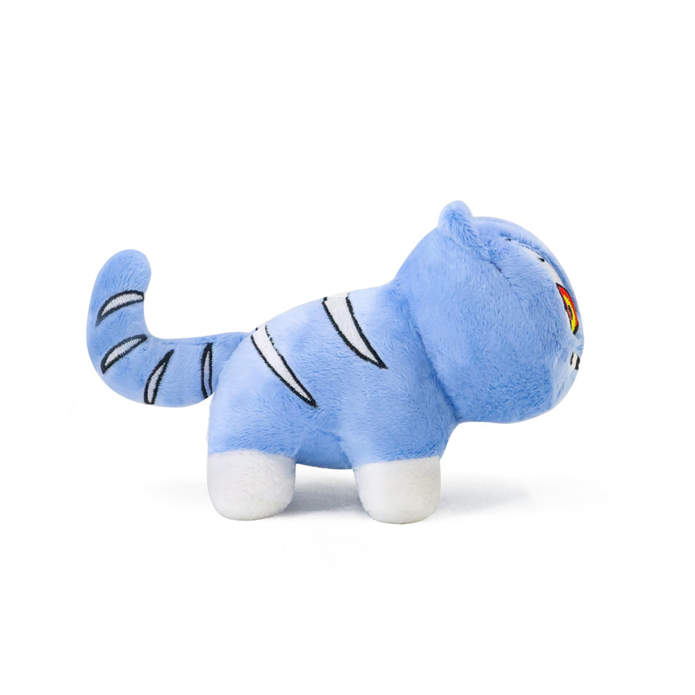 AZATE Blue Monster Tiger plush toy, a soft cuddle buddy and desk décor accent.