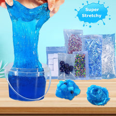 Azeperoy crystal slime texture shows stretch and shimmering details.