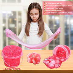 Azeperoy jelly cube add-ins set for creative DIY slime options