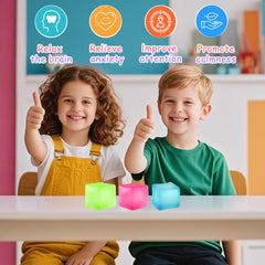 Azurphoric stress cube desk-use: desk-friendly fidget for focus