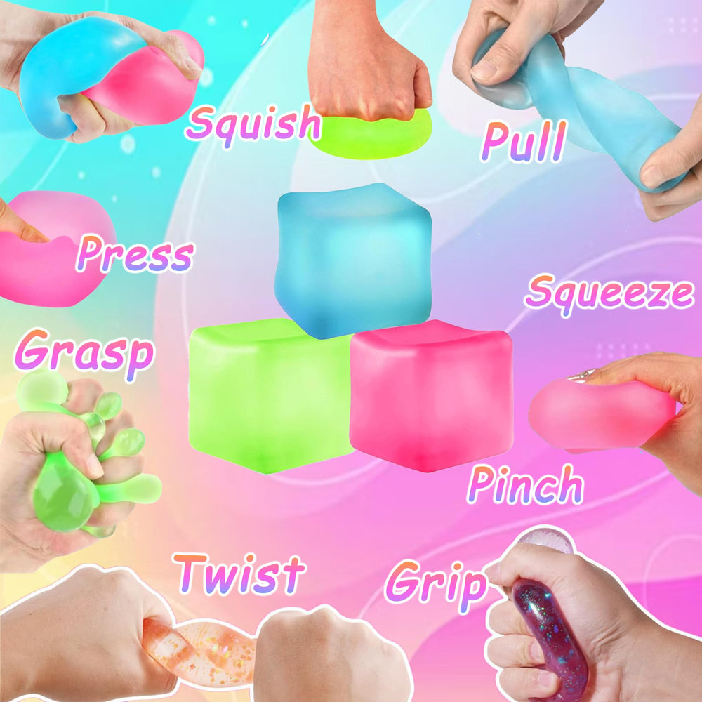 Azurphoric stress cube pink: discreet fidget for relaxation