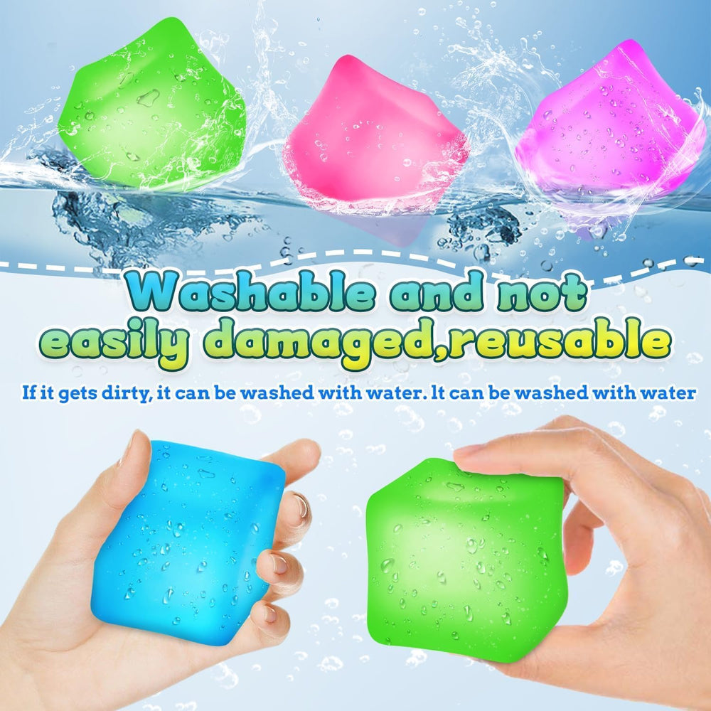 Azurphoric stress cube close-up ice: tactile gel feel enhancing grip