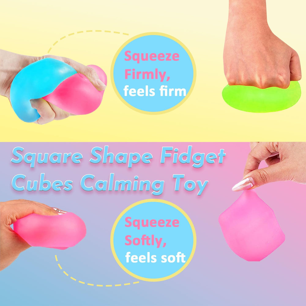 Azurphoric stress cube color-pack: three hues for varied focus