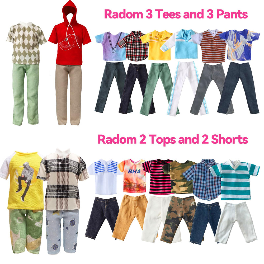 Babeilei doll clothes back-velcro design for easy dressing and quick outfit changes