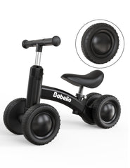 BABELIO Baby Balance Bike with off-roader design for confident indoor and outdoor rides.