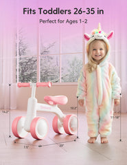 Lightweight 4.6-pound design of the BABELIO Magic Rider unicorn bike for portability