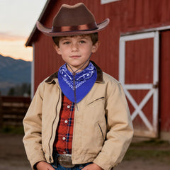 Babelshar hat angle showing curved brim and authentic Western look