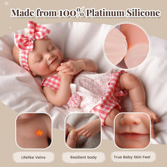 BABESIDE 16-inch size and 4 lb weight ideal for cuddling.