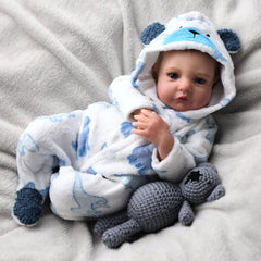 BABESIDE 17-inch soft cloth body provides cuddly, hug-friendly play.