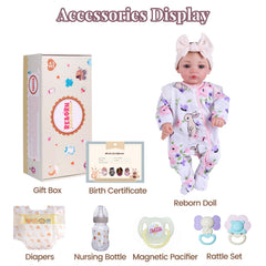 BABESIDE magnetic pacifier enhances authentic bedtime and feeding play.