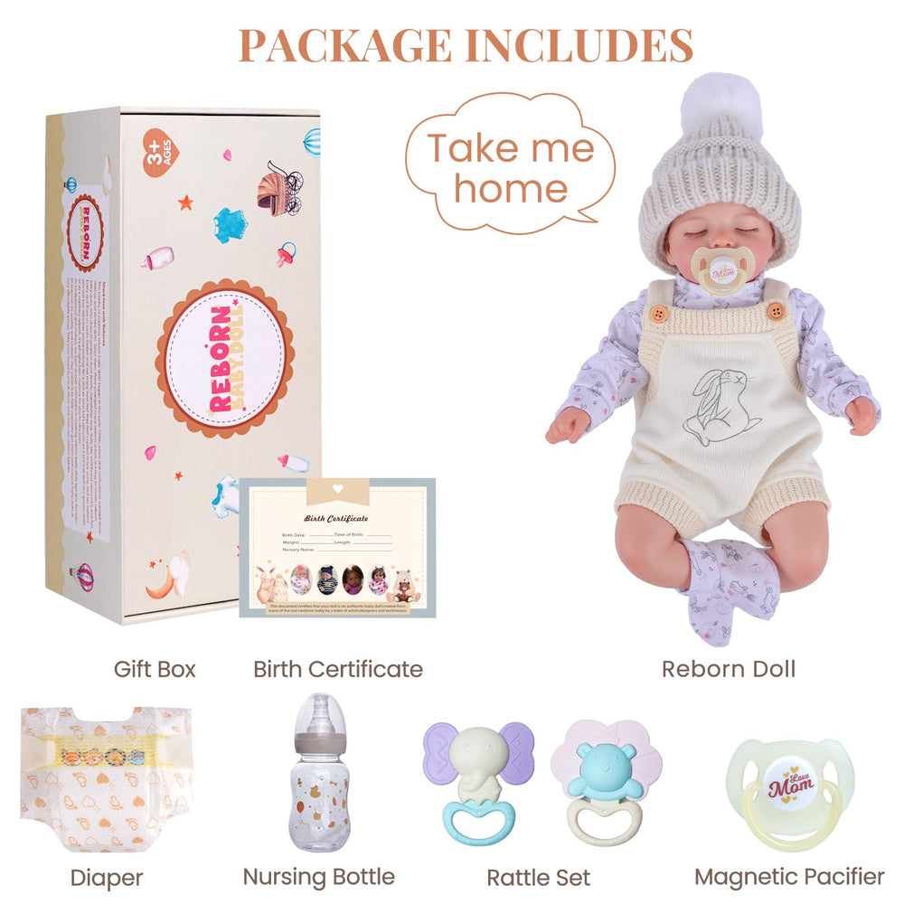 BABESIDE premium-soft texture invites gentle hugs and imaginative role-play.