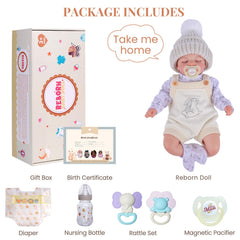 BABESIDE premium-soft texture invites gentle hugs and imaginative role-play.