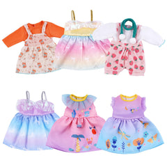 BABESIDE six-piece doll clothes set for 14–18 inch dolls, inspiring imaginative play.