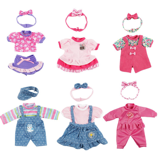 BABESIDE 6-set rompers display for easy dress-up and play