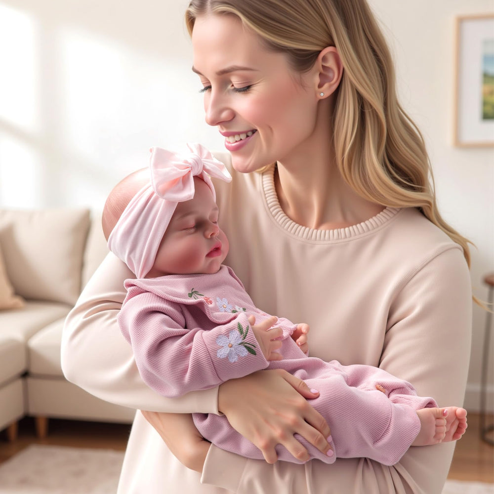 BABESIDE adorable sweetheart sleeping doll as a cozy snuggle companion