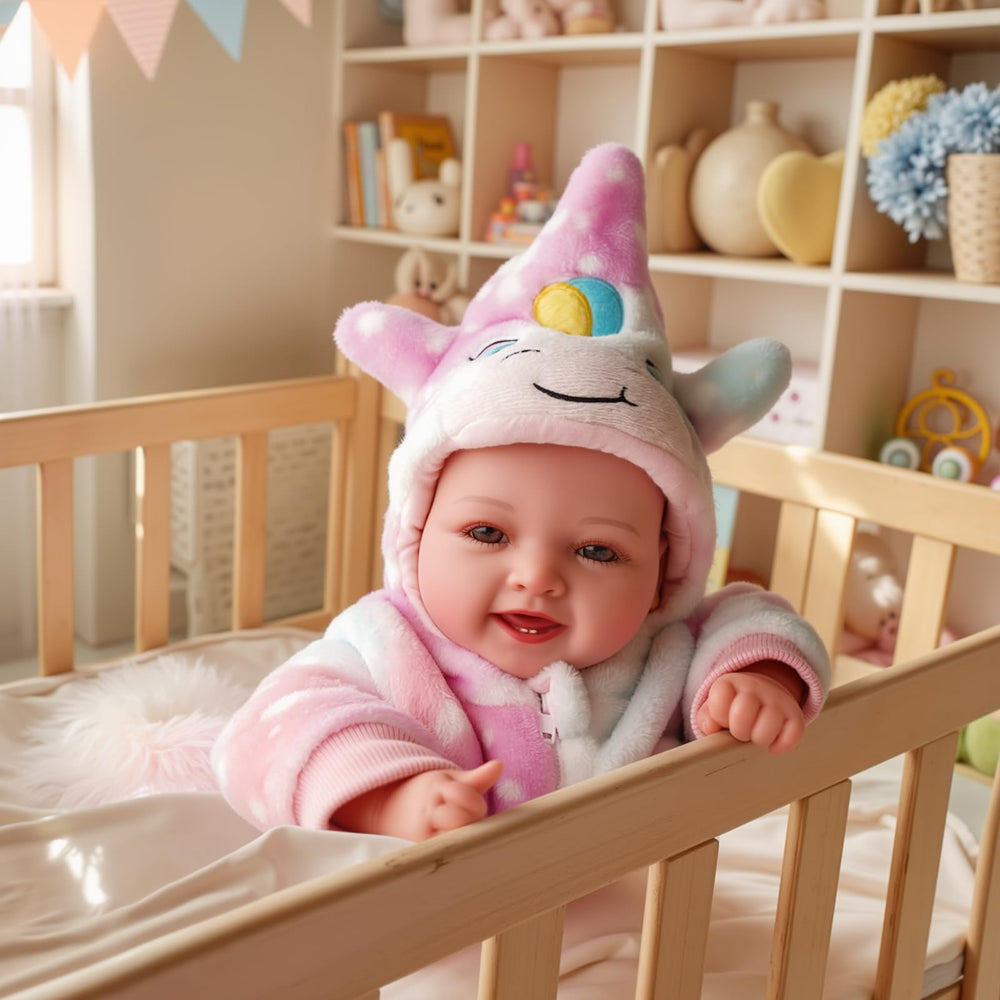 BABESIDE twins with soft cloth body offer cuddly, lifelike snuggles during pretend care