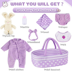 Babeside bassinet accessories, tidy play space for 17-22 inch dolls.