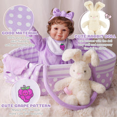 Babeside bear plush toy, comforting companion for cuddly doll play.