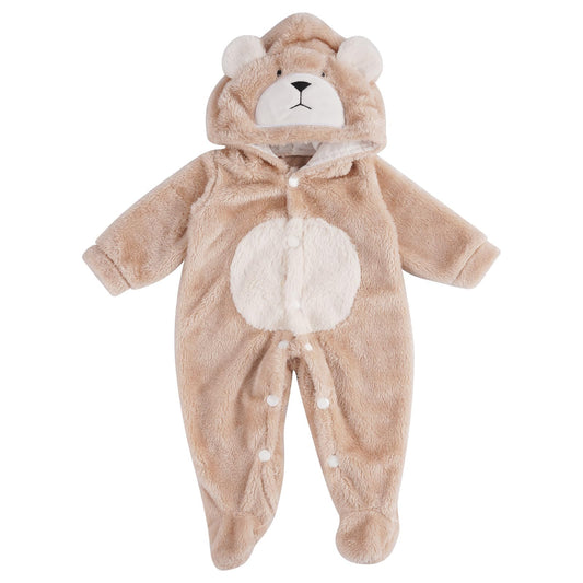 BABESIDE bear-style onesie for 17-22 inch dolls, soft fabric for comfortable play