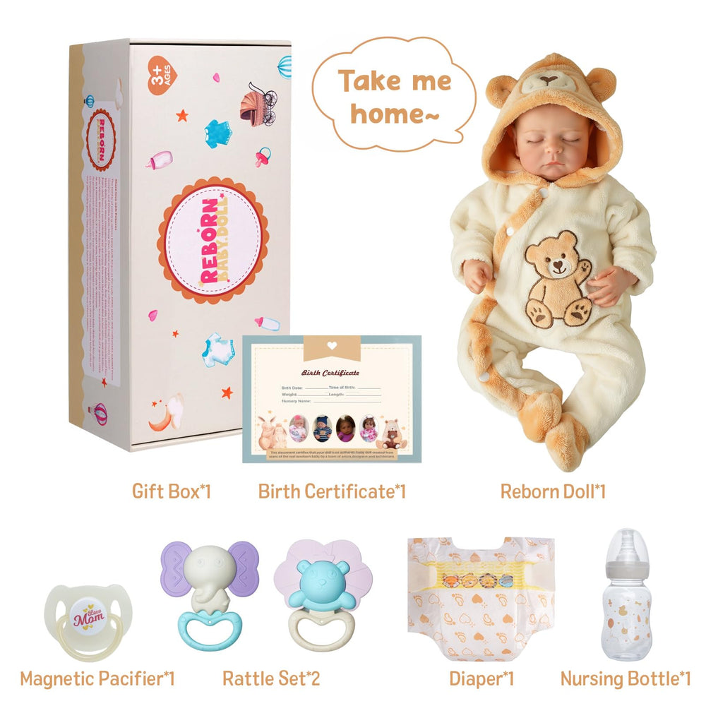BABESIDE Birth certificate, clothes, gift box for a complete gift-ready package.