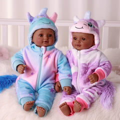 BABESIDE twins with cloth bodies for soft, comforting snuggles