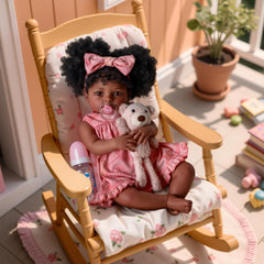 BABESIDE Daisy soft-cloth body feels warm and cuddly to hold for comfort