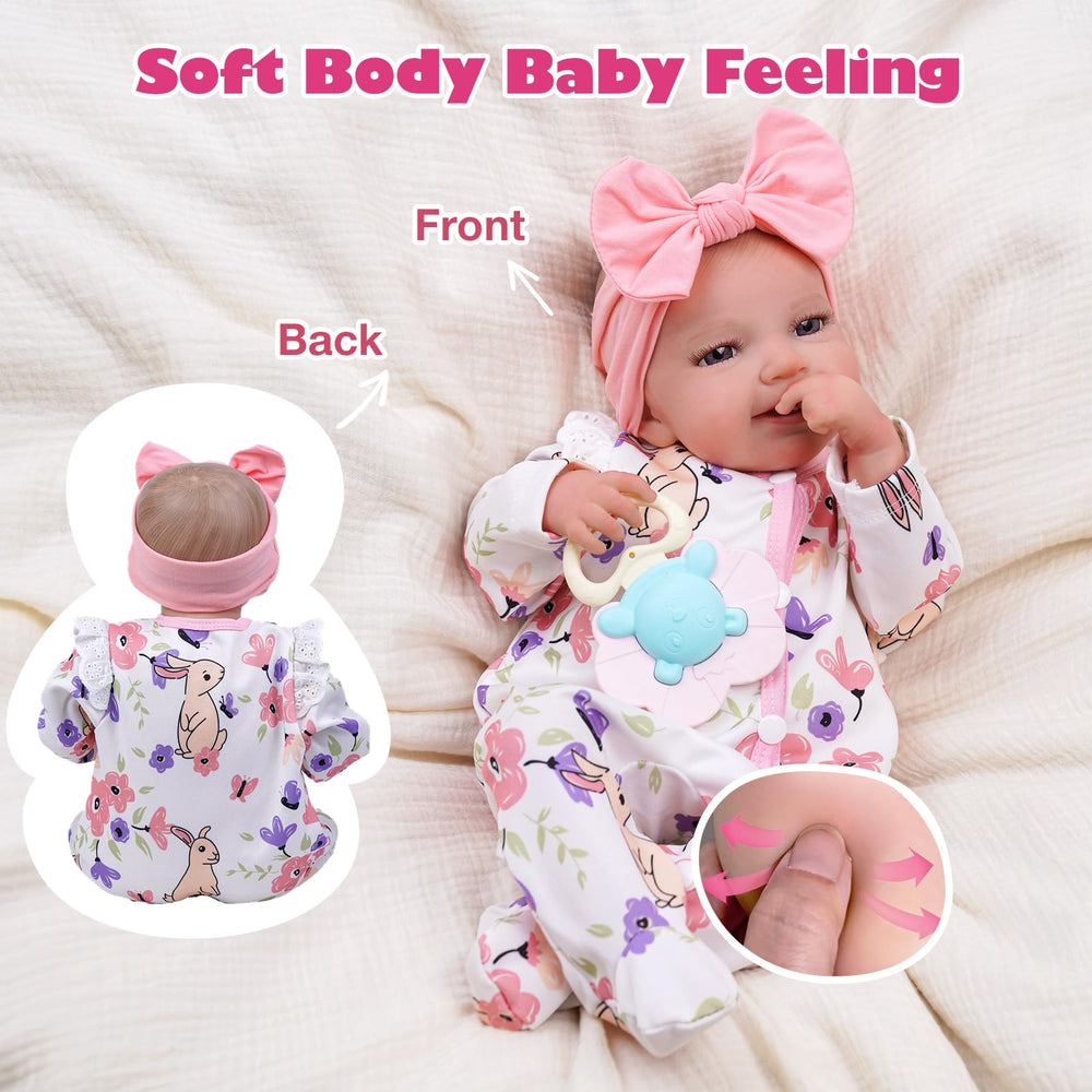 BABESIDE Dara movable limbs enable posing in sitting or lying positions