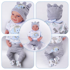 BABESIDE dinosaurs trousers for 17-22 inch dolls offer cozy daily outfits